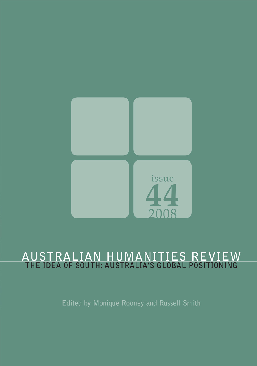 Australian Humanities Review: Issue 44, 2008
