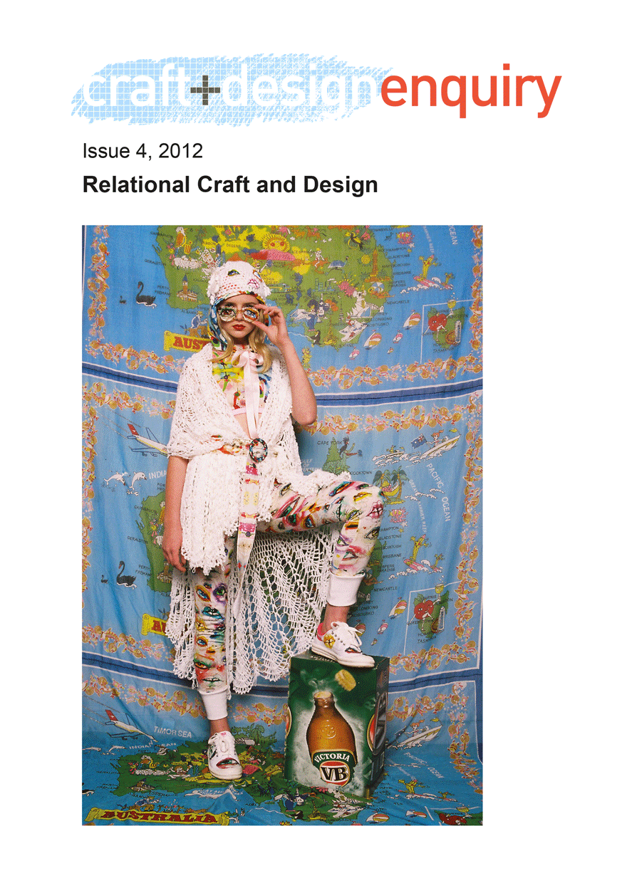craft + design enquiry: issue 4, 2012
