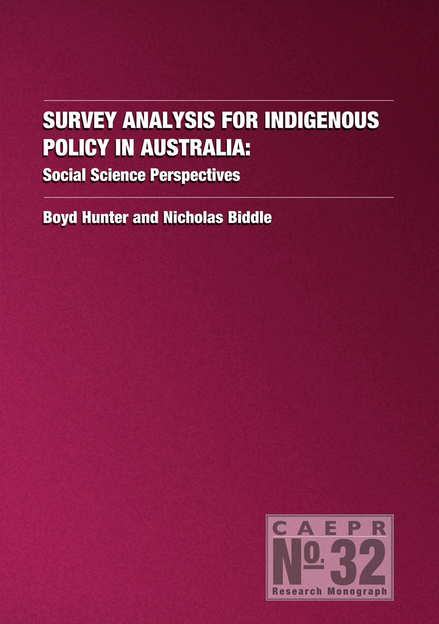 Survey Analysis for Indigenous Policy in Australia