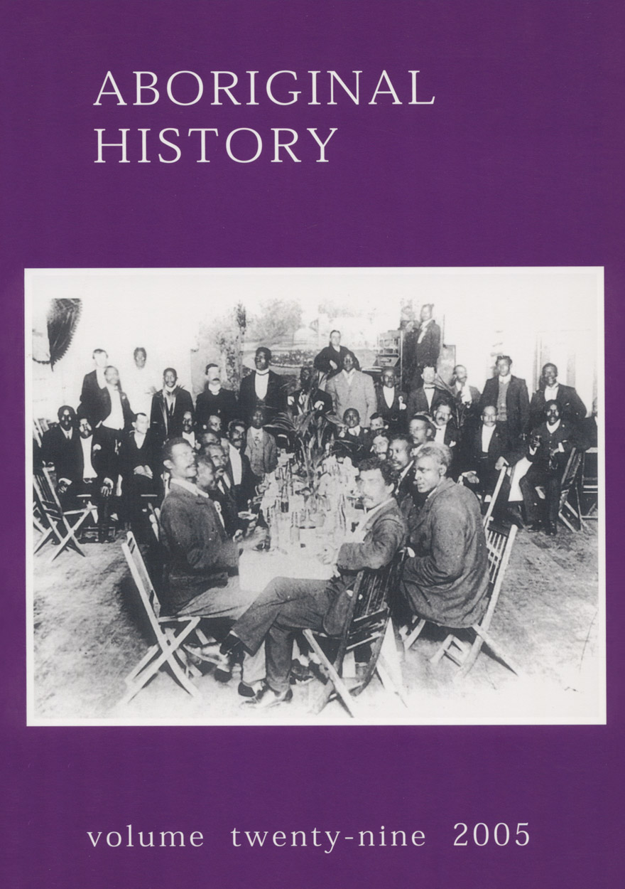 Aboriginal History Journal: Volume 29