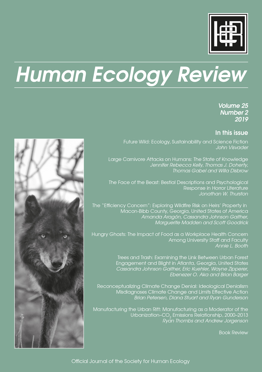 Human Ecology Review: Volume 25, Number 2