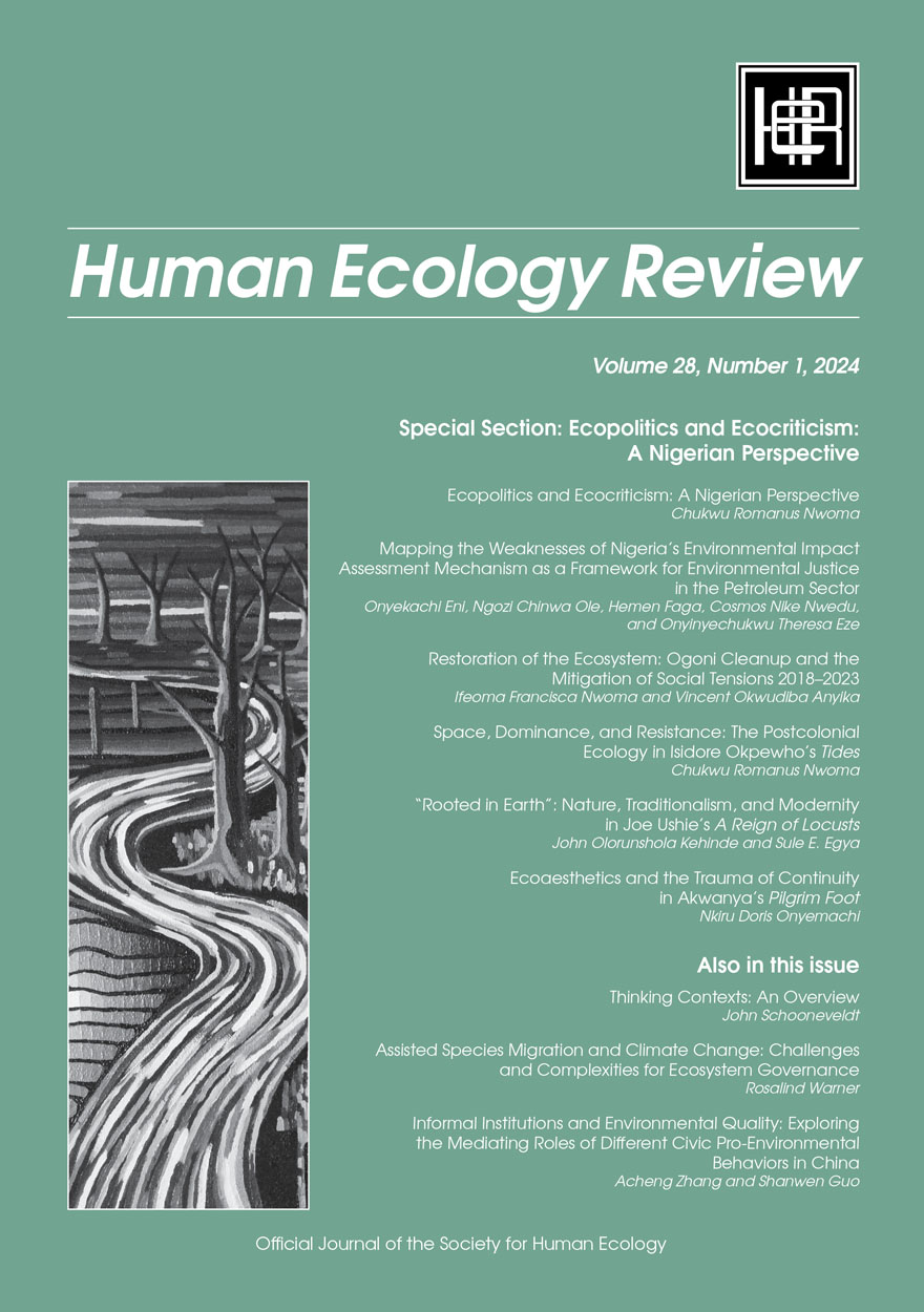 Human Ecology Review: Volume 28, Number 1