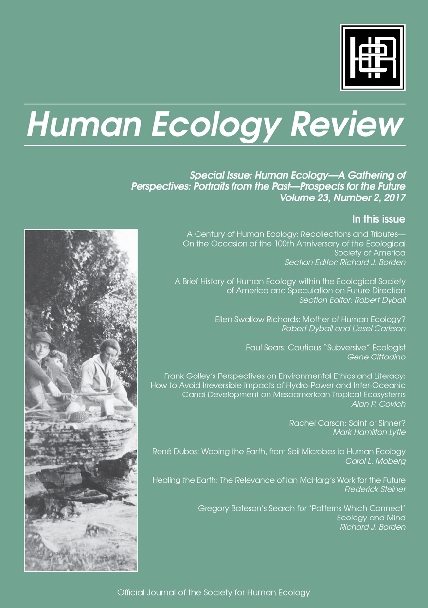 Human Ecology Review: Volume 23, Number 2