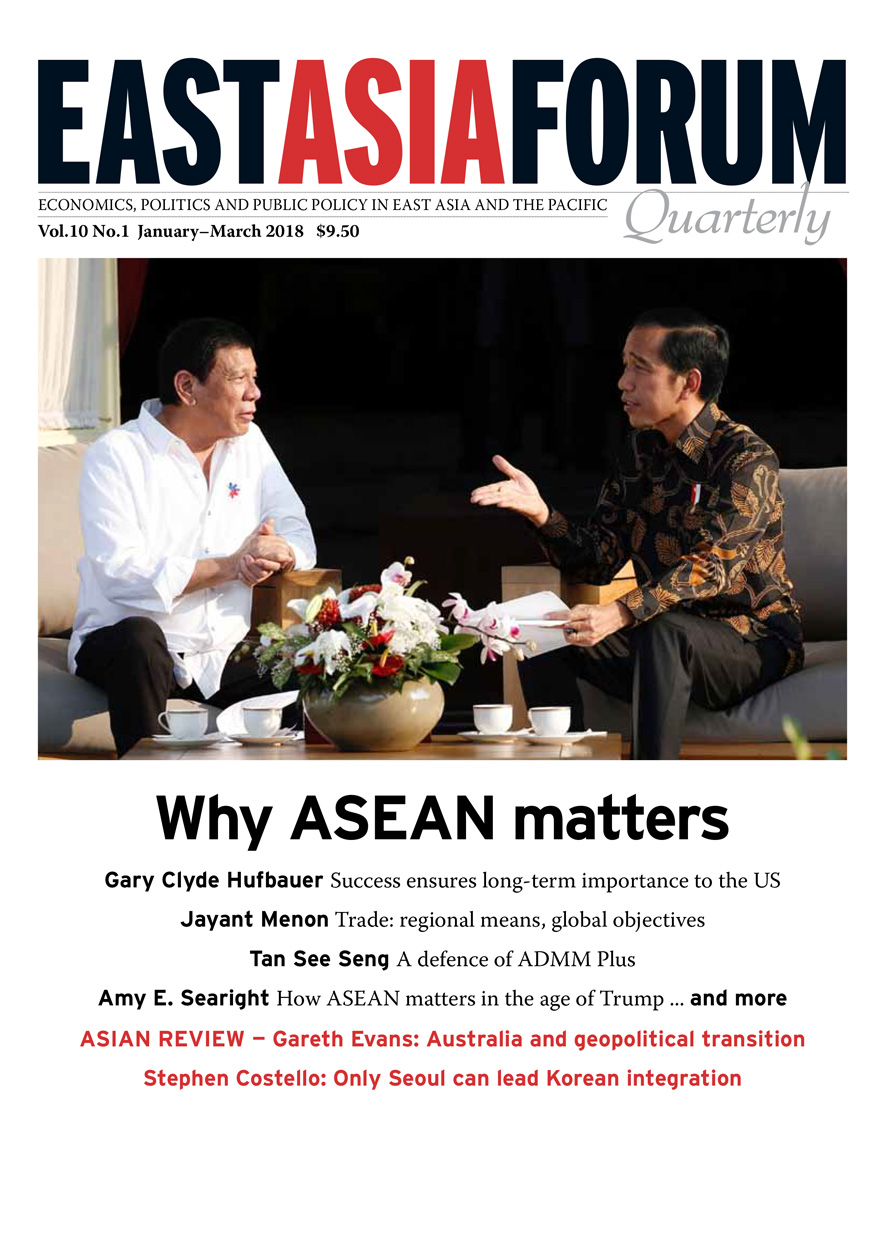East Asia Forum Quarterly: Volume 10, Number 1, 2018